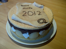 Gâteau type poirier façon belle hélène