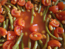 Haricots à la tomate