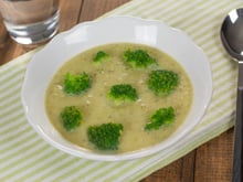 Velouté de brocoli au tapioca