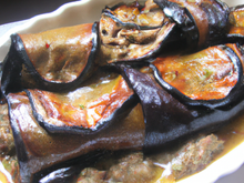 Lieu noir panné au pavot farfales au aubergine et miel