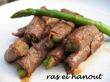 Roulés de bœuf aux légumes