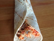 Wrap de bœuf et légumes