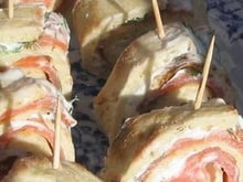 Roulés de saumon fumé à l'aneth