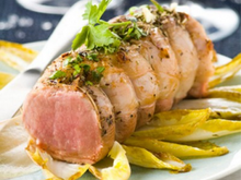 Mini-rôti d'agneau aux endives caramélisées