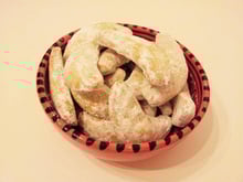 Petit croissant lune noisette et vanille (kipferla)