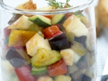 Escabeche de légumes du soleil au reblochon de savoie