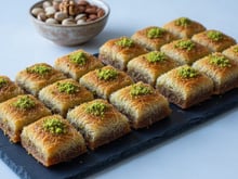 Kadaïfs aux pistaches, noix et amandes