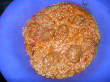 Riz au boulettes de viande