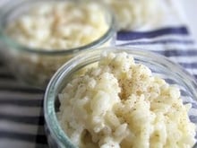 Riz au lait à la cannelle et au chocolat