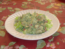 Salade de crevettes et d'avocat