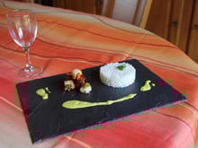 Brochette de saint jacques à la plancha