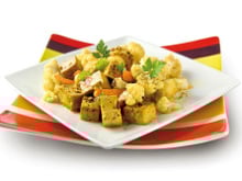 Curry de tofu sauté
