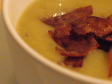 Velouté onctueux de poireaux