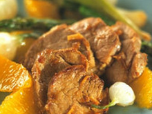 Médaillon de porc à l'orange