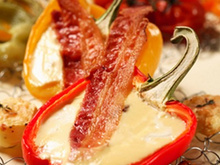 Cheesecakes en Poivronne et leur Ratatouille Ludique, jeux de goûts et textures ensoleillés