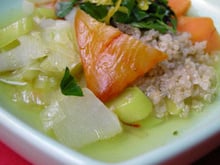 Soupe argentine au quinoa