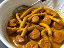 Saucisses au curry
