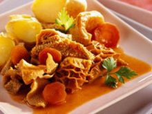 Tripes aux pommes de terre nouvelles