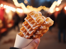 Connaissez-vous les churoffles ? Des gaufres faites avec de la pâte à choux à venir tremper directement dans la pâte à tartiner