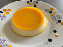 Panna cotta à la creme de lait et à la mangue