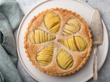 Tarte amandine aux poires