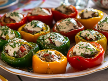 Mini poivrons farcis façon Niçoise