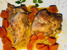 Chapon au potimarron