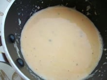 Sauce pour mousse de poisson