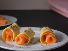 Nems de saumon fumé