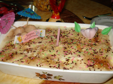 Tiramisu exotique (letchi, ananas ou mangue)