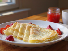 Crêpes à l'eau légères et faciles