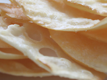 Tuiles sucrées allégées en beurre