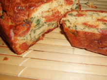 Cake blettes, chorizo et parmesan