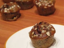 Muffins violet et blanc de lili