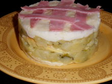 Millefeuille de pommes de terre et courgettes