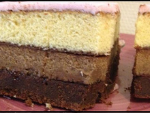 Gâteau américain aux 3 chocolats et pâte à sucre