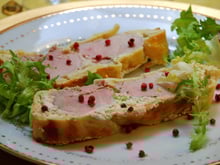 Filet mignon en croûte au fromage frais moutardé