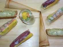 Apéritif dinatoire spécial foot autour de la mangue d'Afrique du Sud