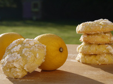 Crinkles au citron et noix de coco