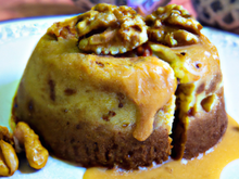 Fondant noix et crème de marrons