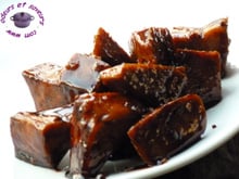 Tofu façon porc au caramel