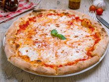 Pizza margherita au Monsieur Cuisine