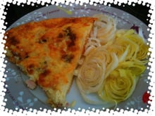 Quiche sans pâte au fenouil et au roquefort Papillon