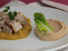 Rôti de porc et sa purée