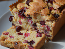 Cake aux cranberries séchées