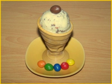 Glace aux M&m's