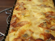 Tarte aux poires et bleu