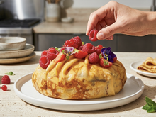 Courchevel : découvrez cet incroyable gâteau rétro préparé avec de simples crêpes !