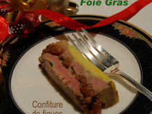 Foie gras en terrine et confiture de figues sèches