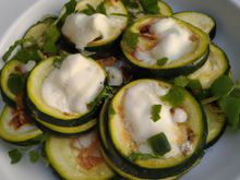 Douceur de courgettes au chèvre frais